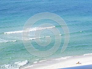 Destin beach wave photo